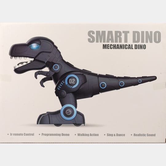 Smart Dino | Mechanical Remote-Control Robot Dinosaur With Light & Music