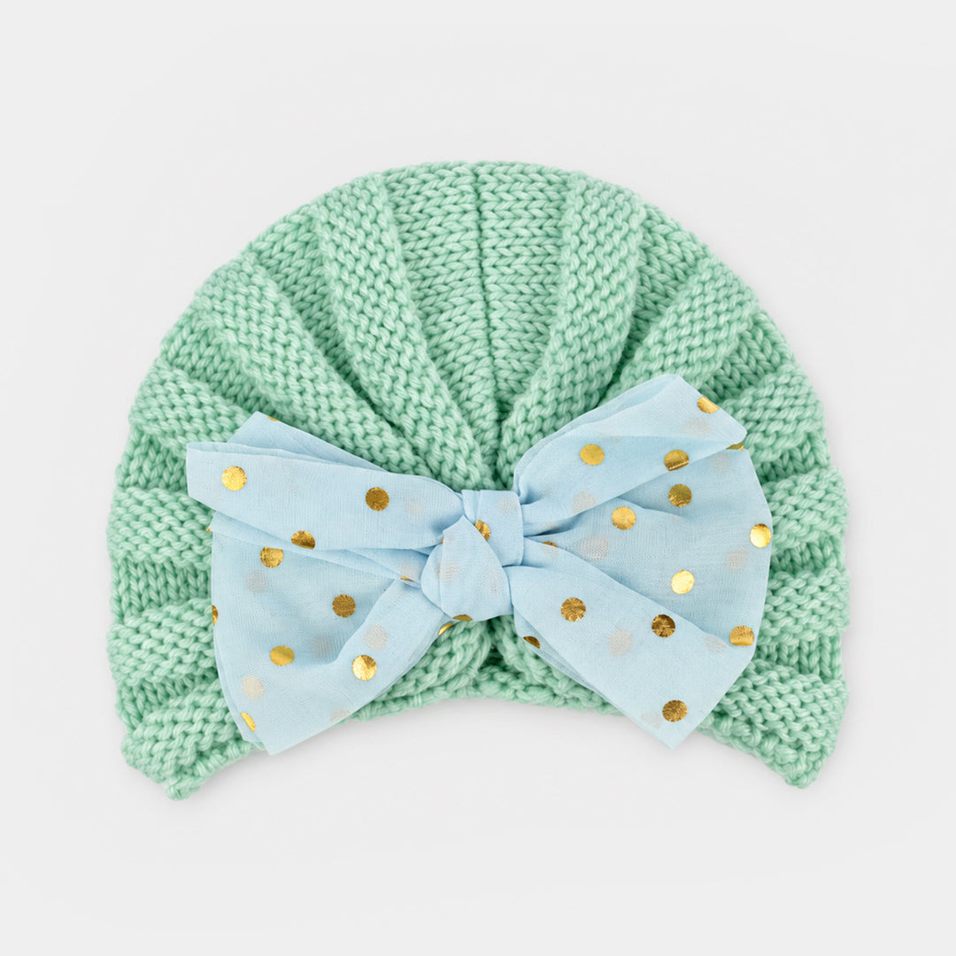 Woolen Baby Turban Cap/Hat