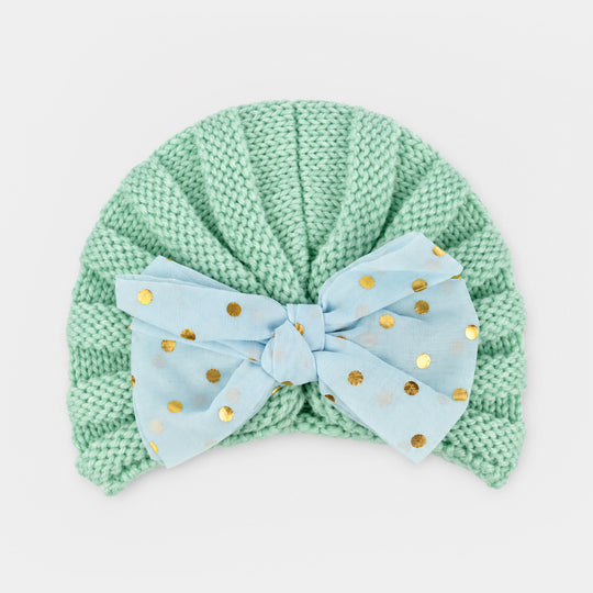 Woolen Baby Turban Cap/Hat