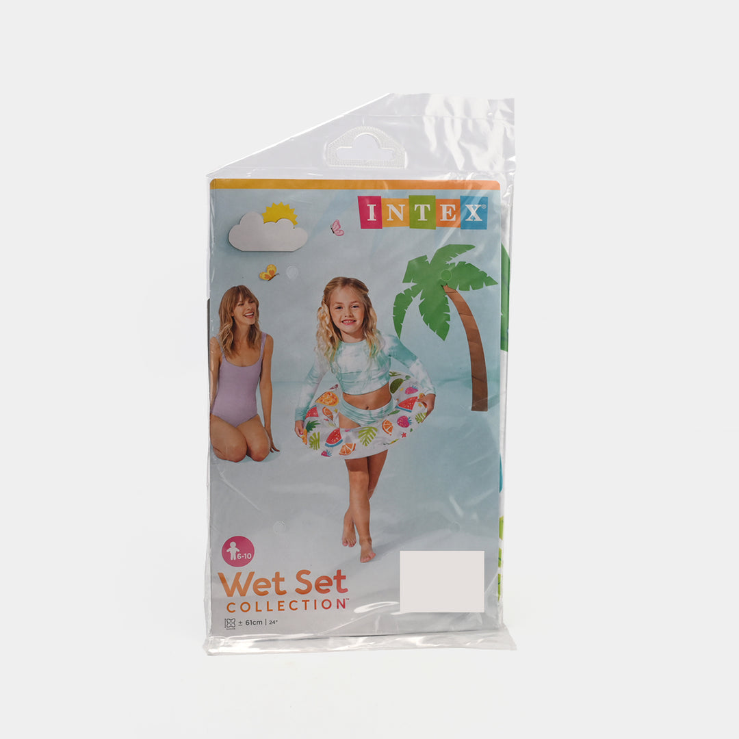 Kids' Swim Ring – Colorful Print | 24"