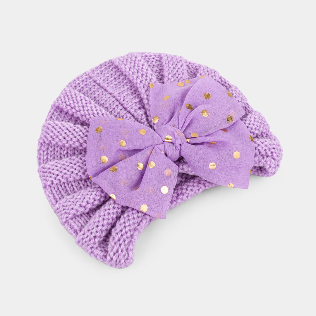 Woolen Baby Turban Cap/Hat