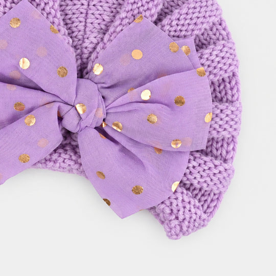 Woolen Baby Turban Cap/Hat