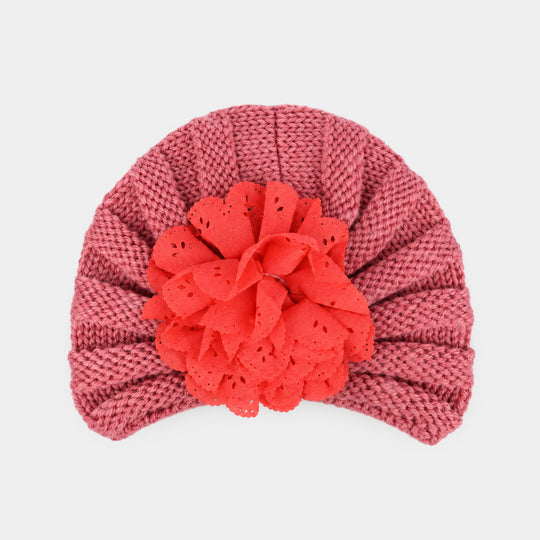 Woolen Baby Turban Cap/Hat
