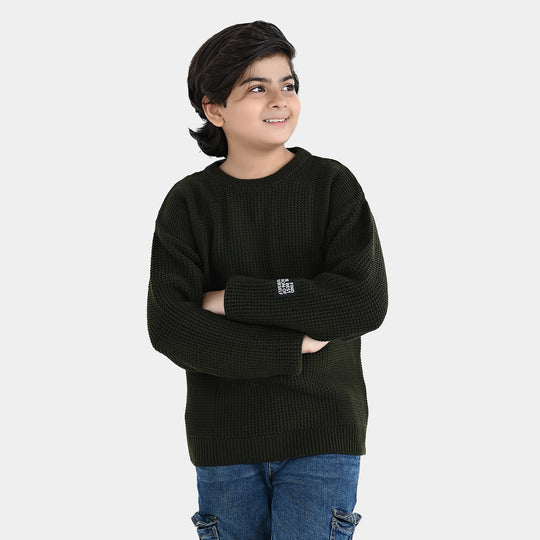 Boys Acrylic Sweater Kai - Green