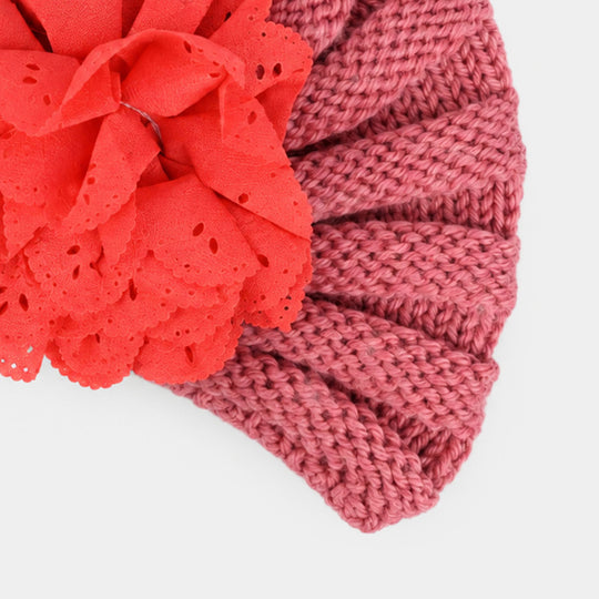 Woolen Baby Turban Cap/Hat
