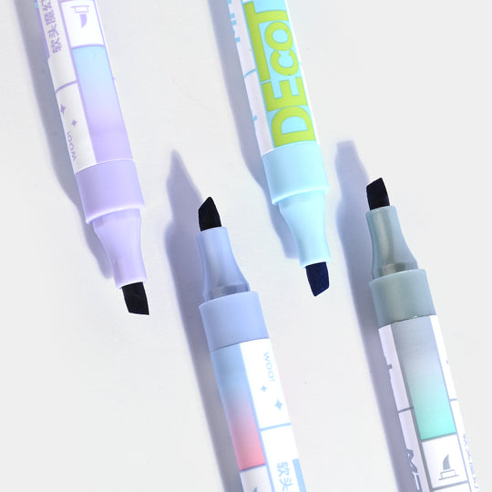 Dual Tip Highlighter Marker Set | 8PCs