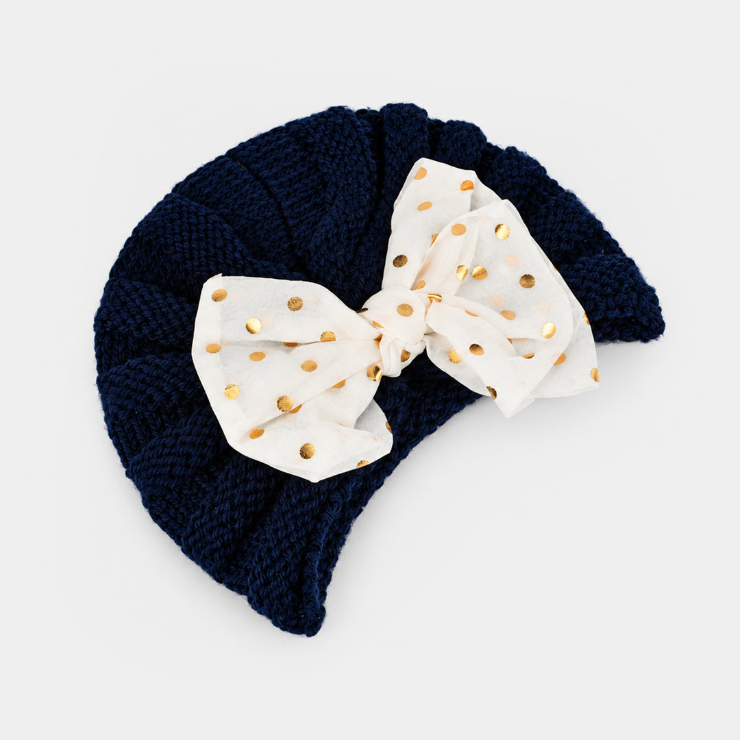 Woolen Baby Turban Cap/Hat