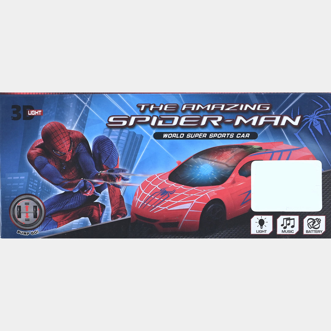 3D Electric Super Sports Car Toy Light & Music