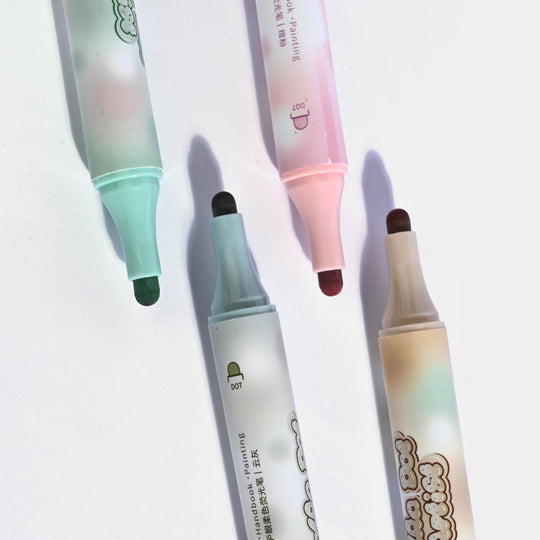 Polka Dot Artist Soft Color Highlighter Pens