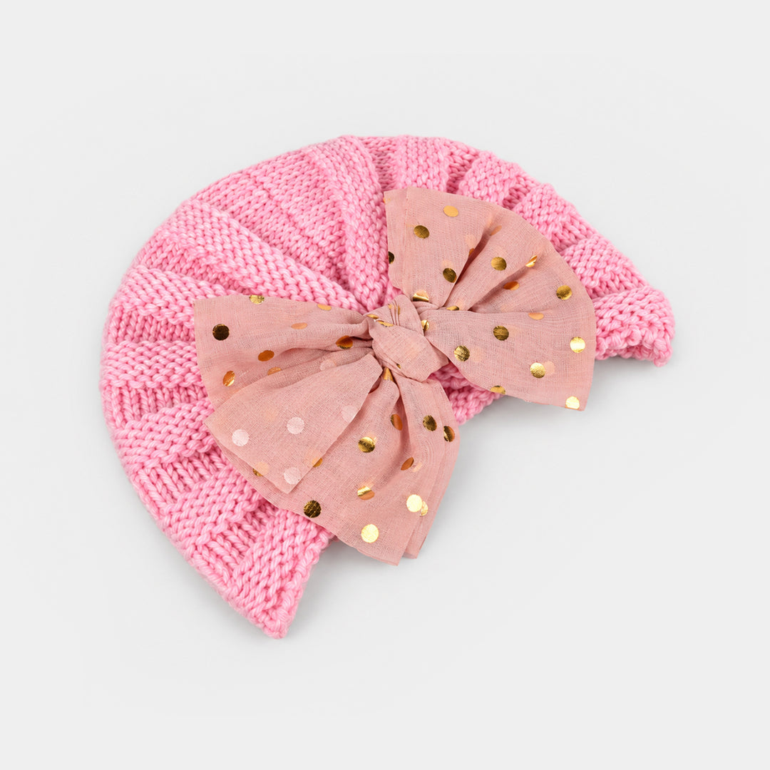 Woolen Baby Turban Cap/Hat