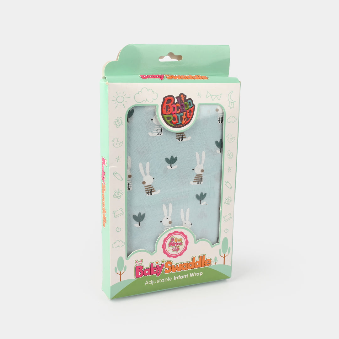 Baby Swaddle with Cap & Mittens Set