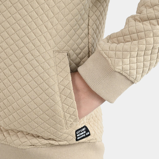 Boys Quilted Jacket Inspire You - BROWN