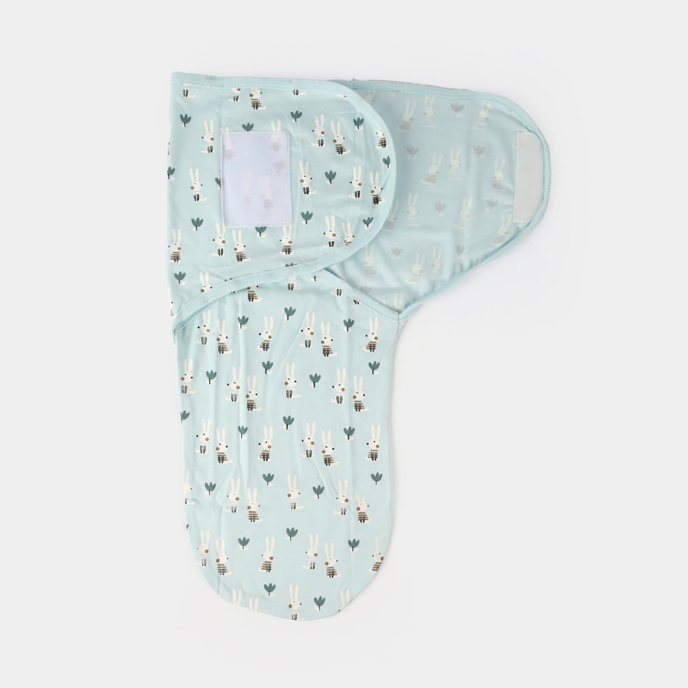 Baby Swaddle with Cap & Mittens Set