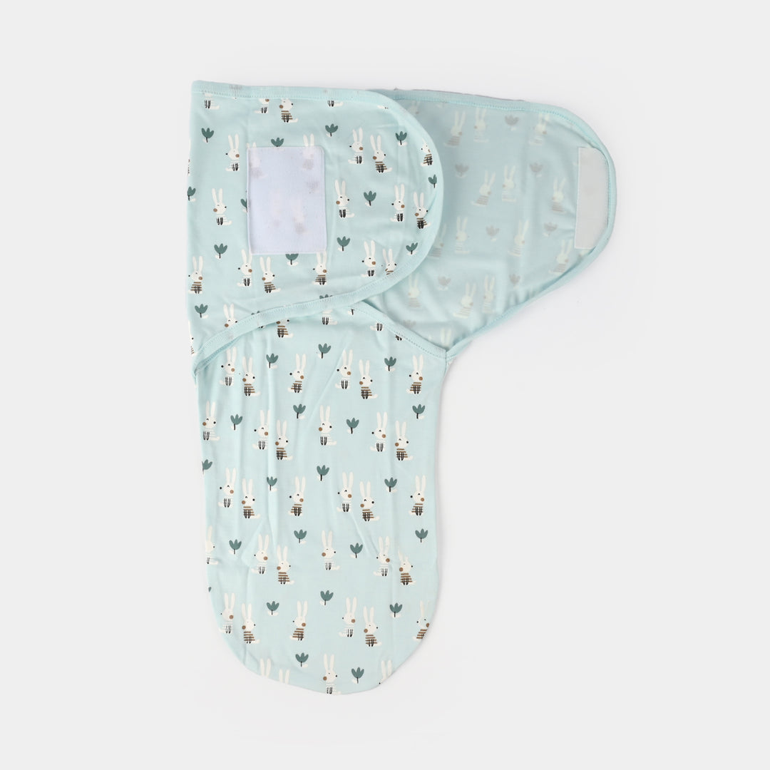 Baby Swaddle with Cap & Mittens Set