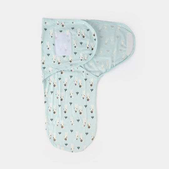 Baby Swaddle with Cap & Mittens Set