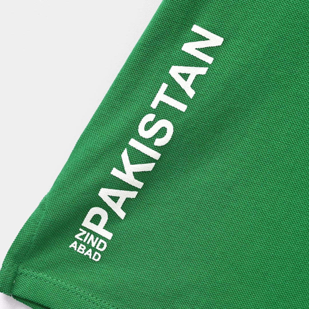 Boys Cotton PK Polo Arz E Pakistan-Joly.Green