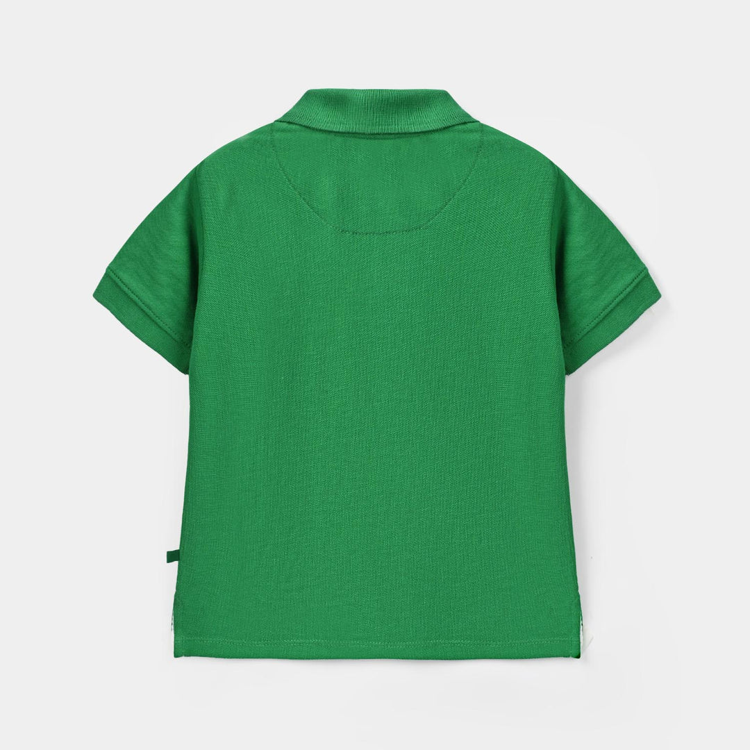 Boys Cotton PK Polo Arz E Pakistan-Joly.Green