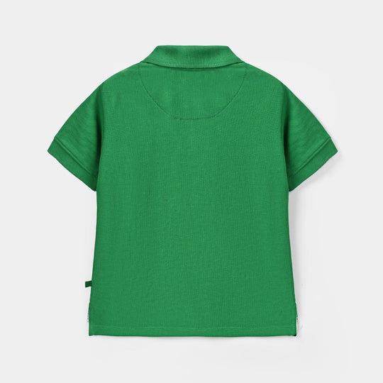 Boys Cotton PK Polo Arz E Pakistan-Joly.Green