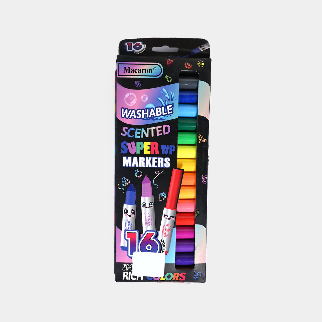 Washable Scented Super Tip Markers | 16PCs