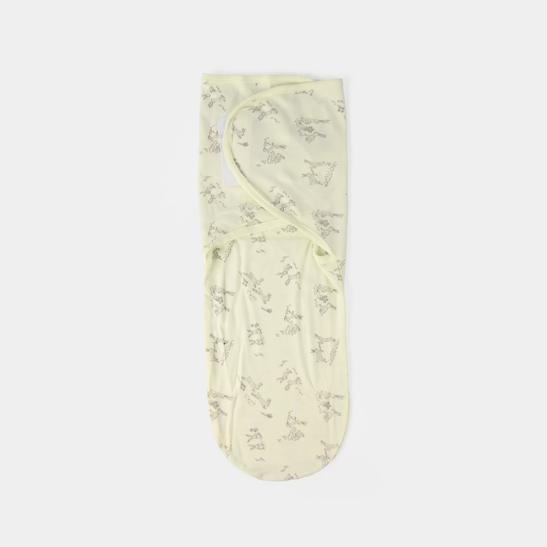 Baby Swaddle with Cap & Mittens Set