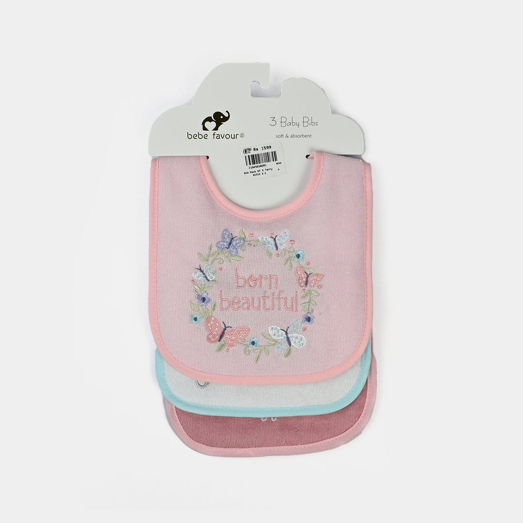 Baby Bib Pack Of 3 | 3M+