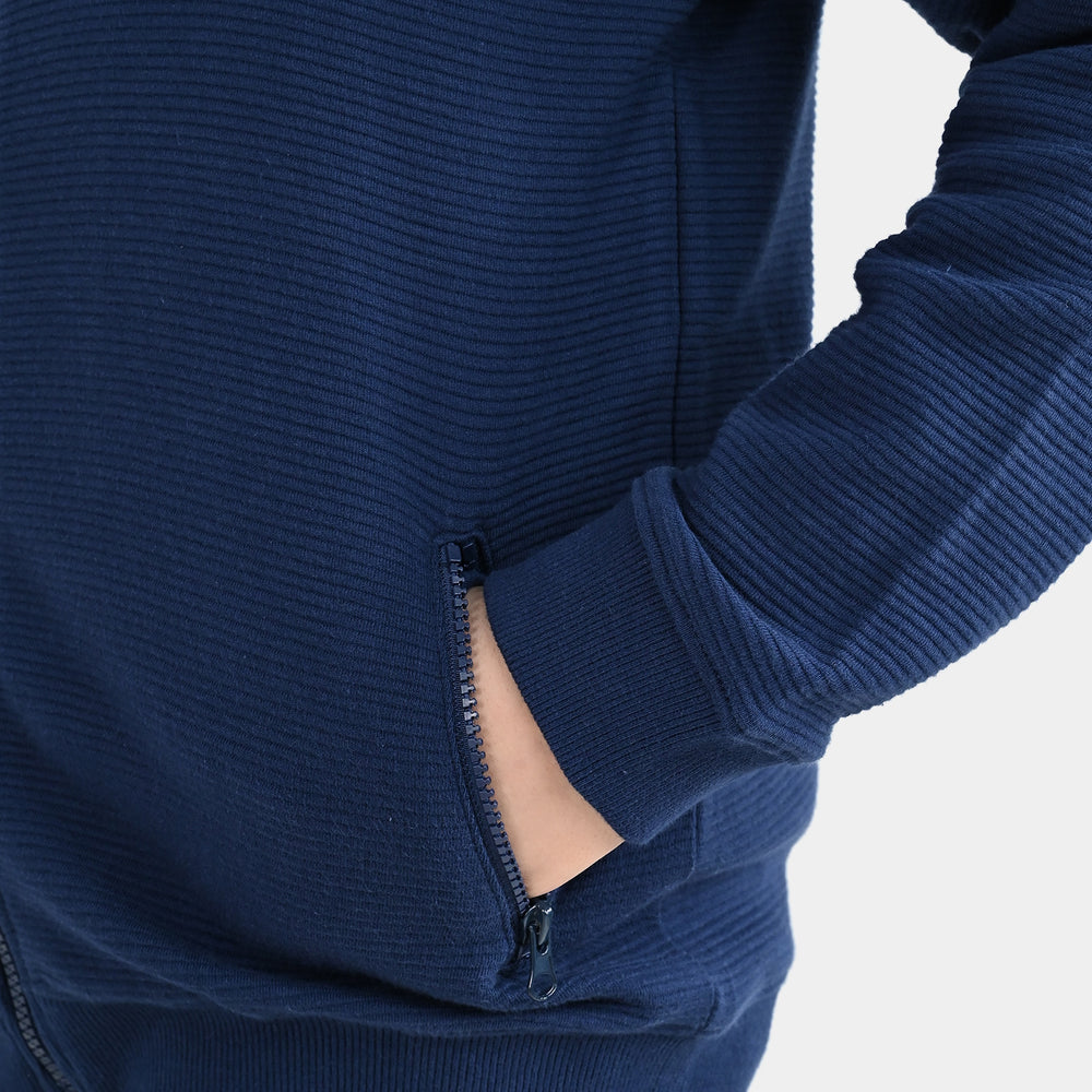 Boys Ottoman Knitted Jacket Real Energy - NAVY