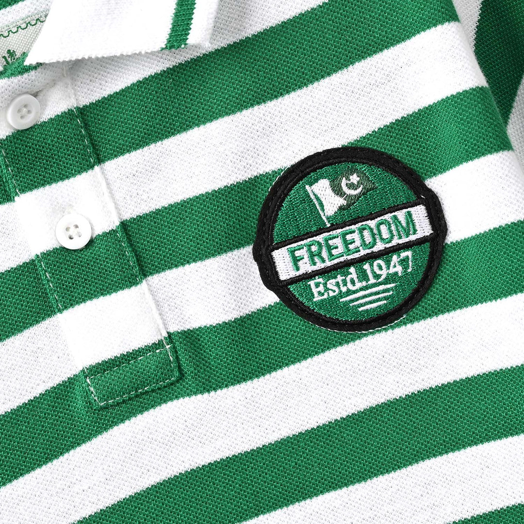 Boys Cotton PK Polo Freedom-Snow.White