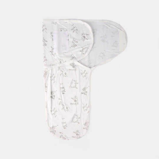 Baby Swaddle with Cap & Mittens Set