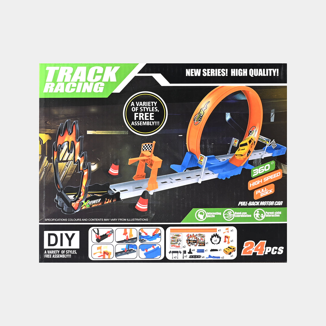 High Speed Racing Track Set for Kids