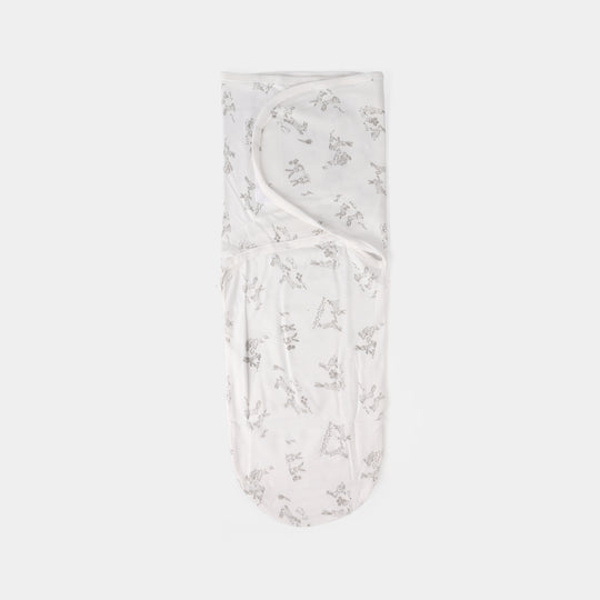 Baby Swaddle with Cap & Mittens Set
