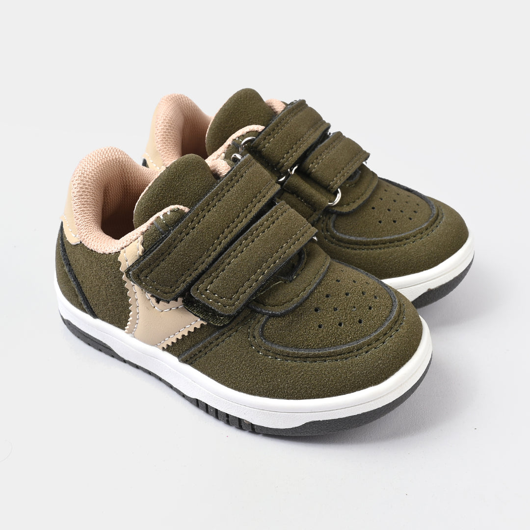 Boys Sneakers 417-2 - Green/Beige