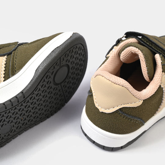 Boys Sneakers 417-2 - Green/Beige