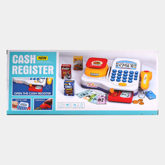 Mini Cash Register Toy Set With Light & Sound