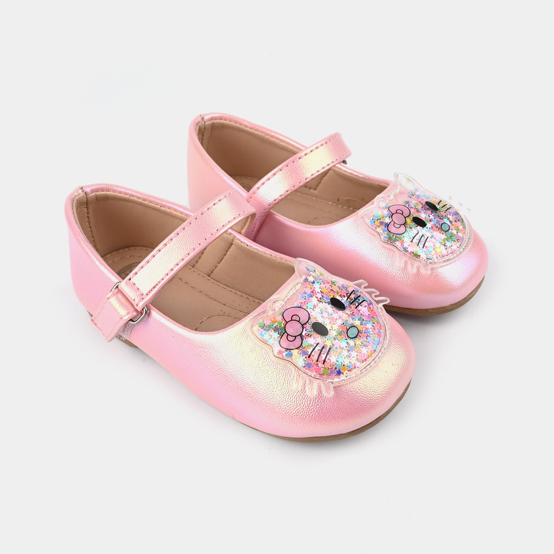 Girls Pumps 11-58-Pink