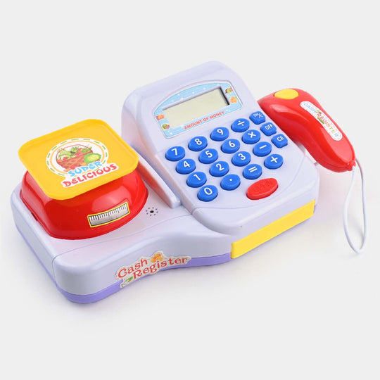 Mini Cash Register Toy Set With Light & Sound