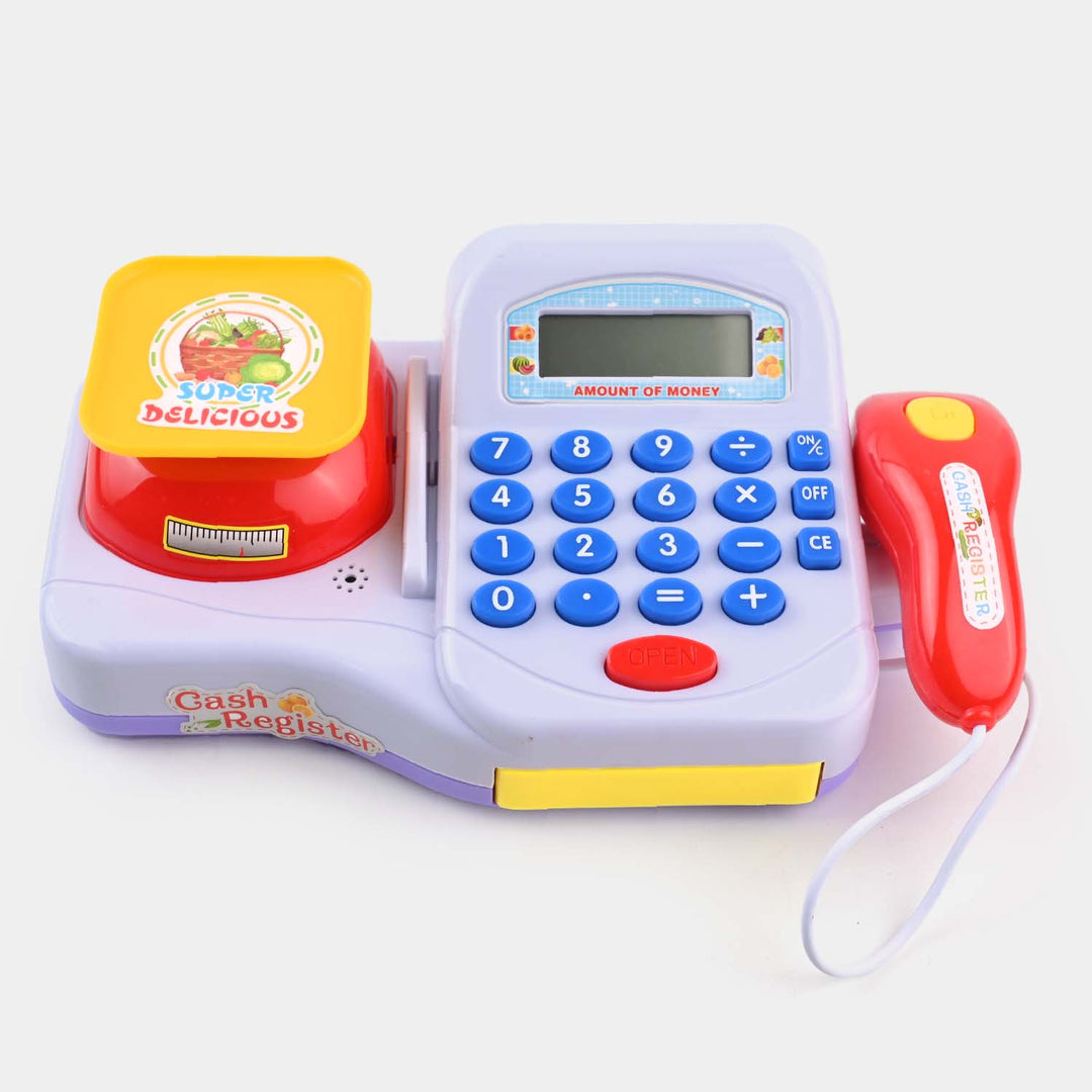 Mini Cash Register Toy Set With Light & Sound