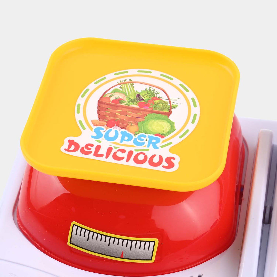 Mini Cash Register Toy Set With Light & Sound