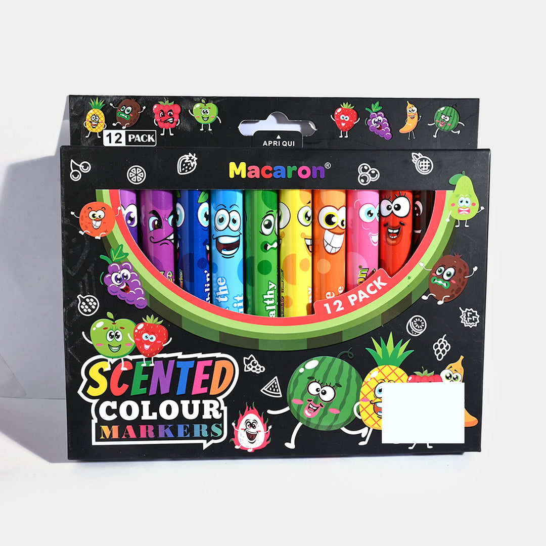 Washable Scented Super Tip Markers | 12PCs