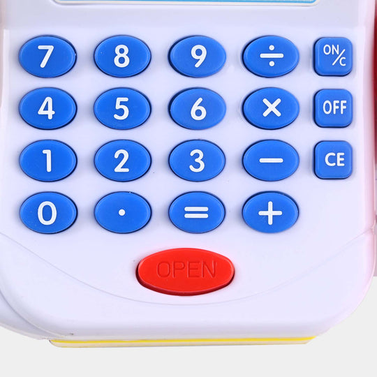 Mini Cash Register Toy Set With Light & Sound