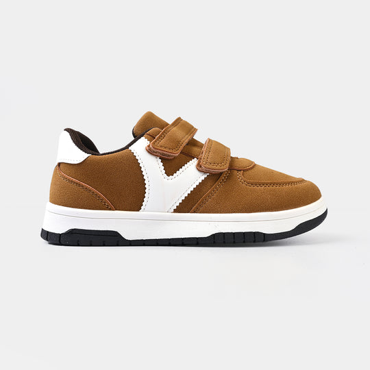 Boys Sneakers 417-2 - Camel/white