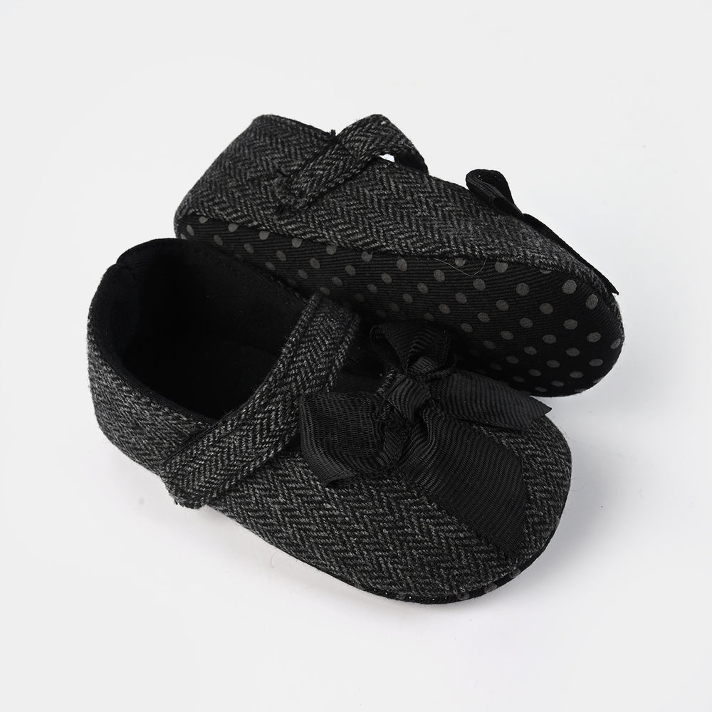 Baby Girls Shoes C-600-BLACK