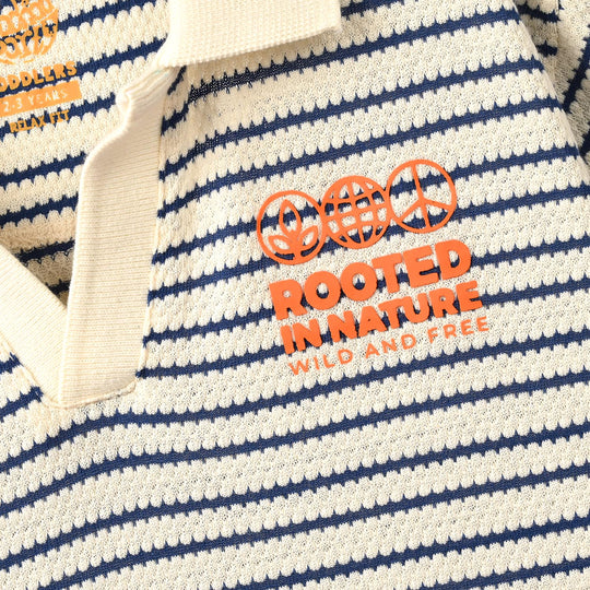 Boys Cotton PK Polo Nature-White
