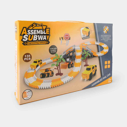 Engineering Vehicle – Magic Rail Track Set