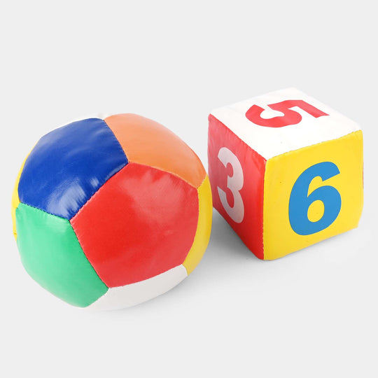 Soft Toys Dice & Football | 2PCs