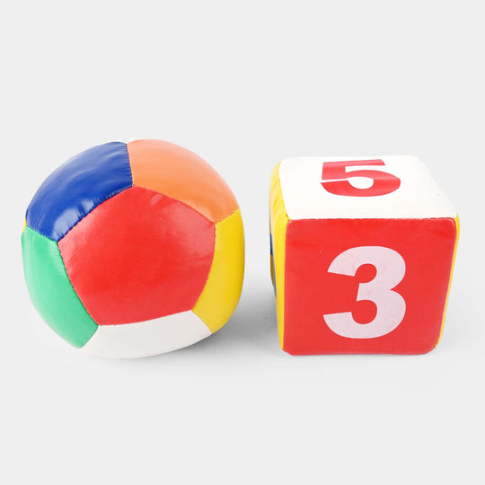 Soft Toys Dice & Football | 2PCs