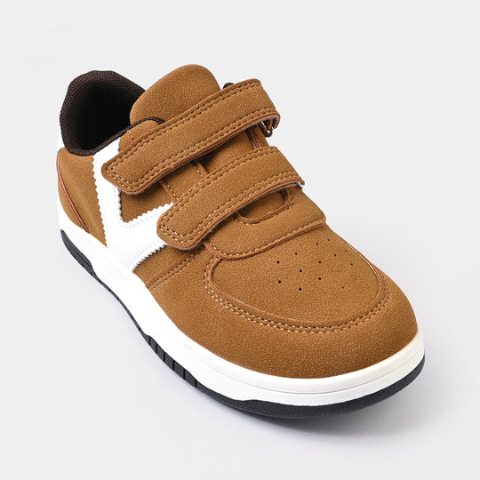 Boys Sneakers 417-2 - Camel/white