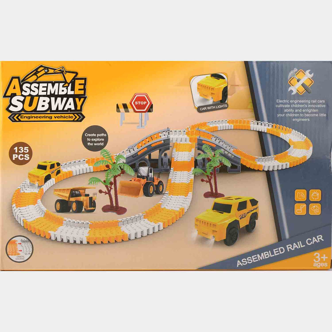 Engineering Vehicle – Magic Rail Track Set