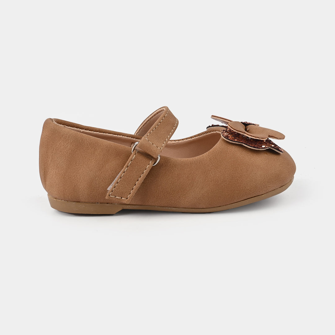 Girls Pumps 11-51-BROWN