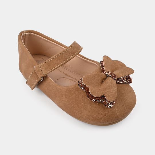 Girls Pumps 11-51-BROWN