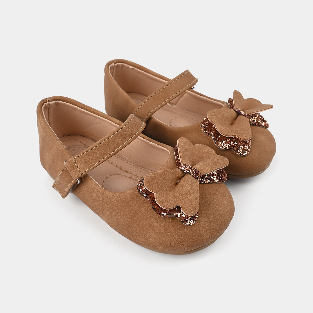 Girls Pumps 11-51-BROWN